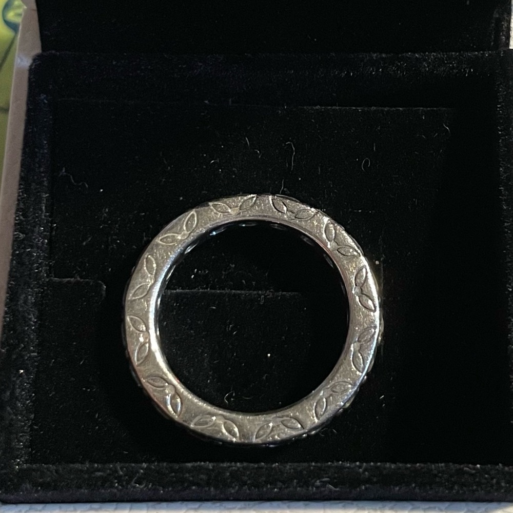 Pandora Sparkling Row Eternity Ring Large Cz Reti… - image 3